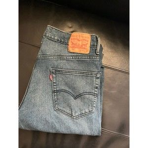 Levi's 550 Men's Relaxed Fit Jeans Med Dark Blue Sz 34/30
